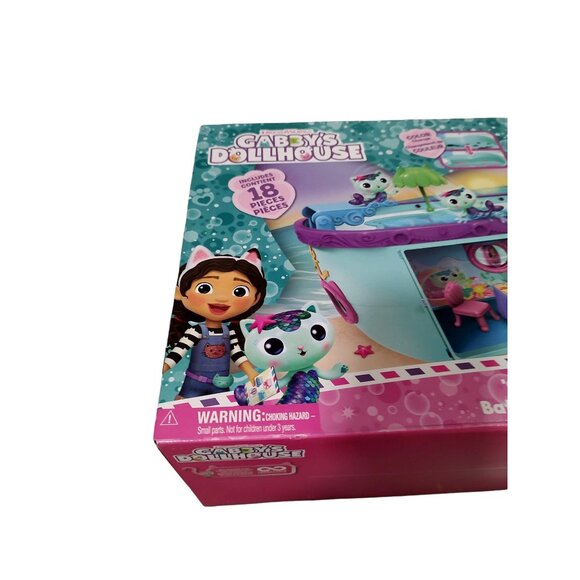 Gabbys Dollhouse Cat Friend Ship Playset With 18 Pieces Kids Toy - Picture 3 of 9